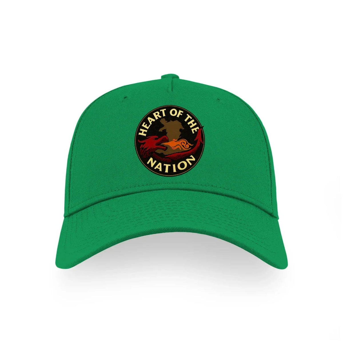 Welsh Dragon Baseball Cap - Heart of the Nation One Size - Celtic Wolfwear