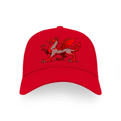 Welsh Dragon Baseball Cap - Red Heritage Edition 01 - Celtic Wolfwear