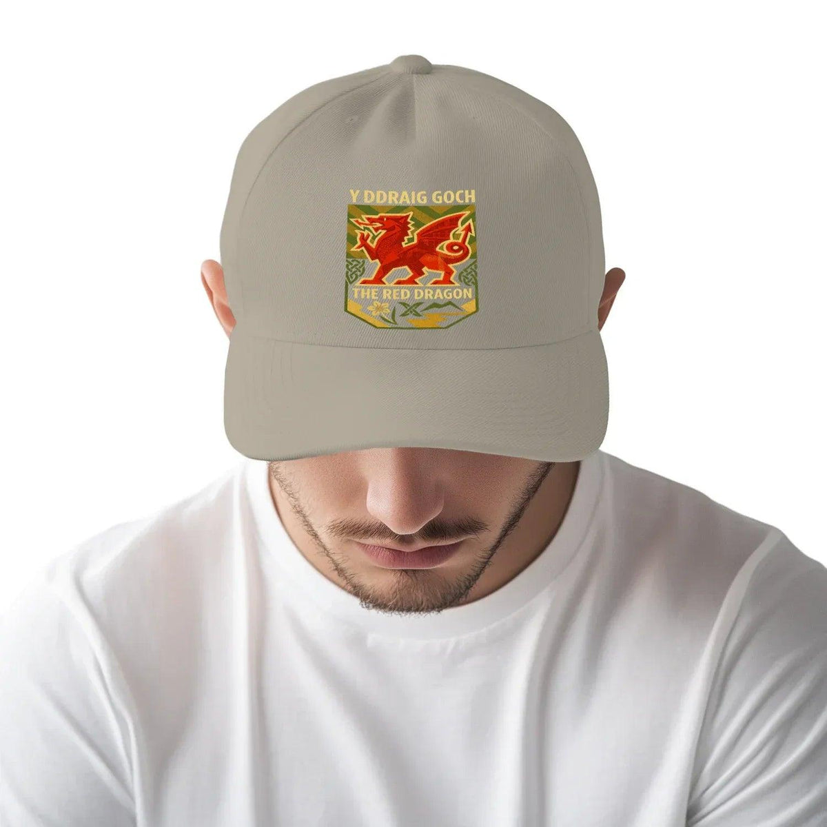 Welsh Dragon Baseball Cap - Y Ddraig Goch Patch One Size - Celtic Wolfwear