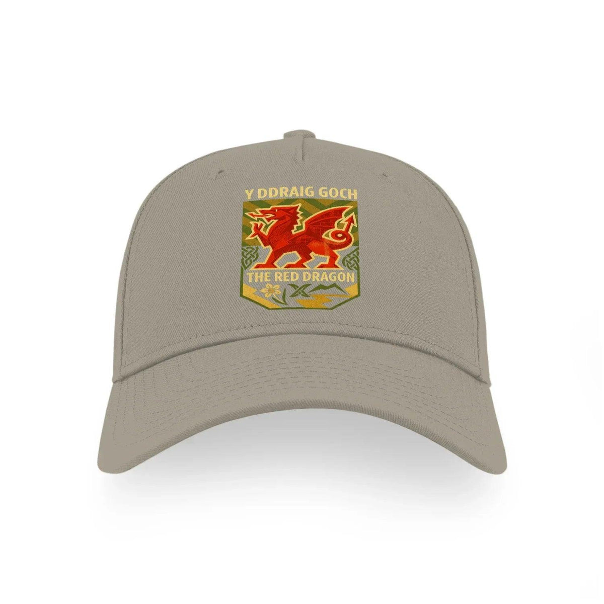 Welsh Dragon Baseball Cap - Y Ddraig Goch Patch One Size - Celtic Wolfwear