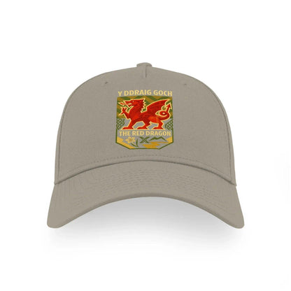 Welsh Dragon Baseball Cap - Y Ddraig Goch Patch One Size - Celtic Wolfwear