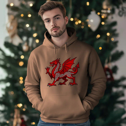 Welsh Dragon Heritage Crest Hoodie – Edition 02 - Celtic Wolfwear