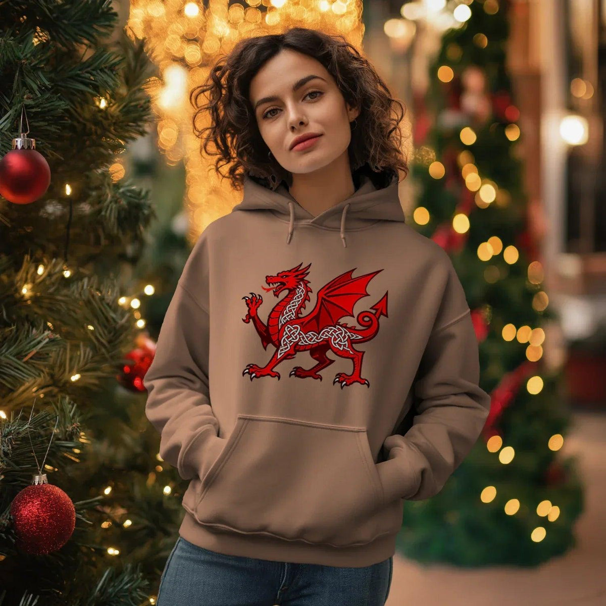 Welsh Dragon Heritage Crest Hoodie – Edition 02 - Celtic Wolfwear