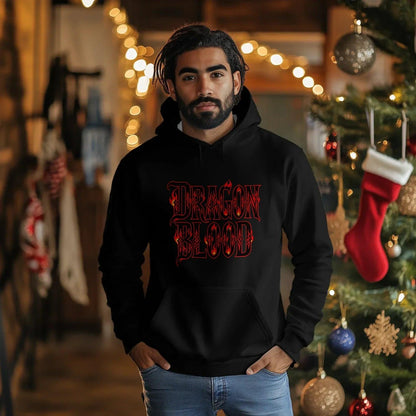 Welsh Dragon Hoodie - Blood UK Premium Unisex Streetwear - Celtic Wolfwear