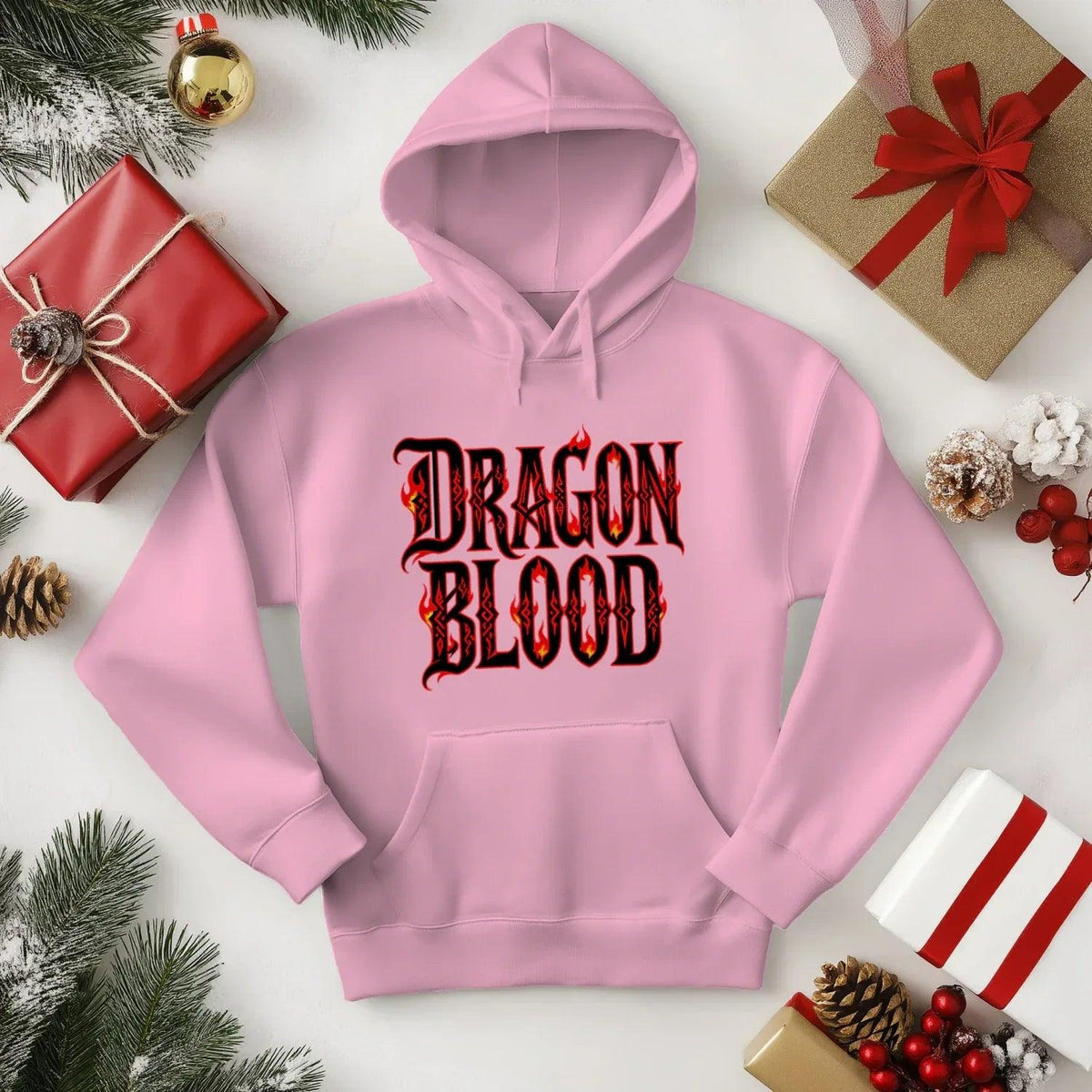 Welsh Dragon Hoodie - Blood UK Premium Unisex Streetwear - Celtic Wolfwear