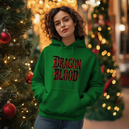 Welsh Dragon Hoodie - Blood UK Premium Unisex Streetwear - Celtic Wolfwear
