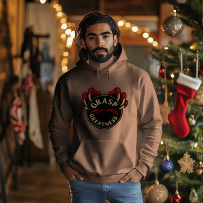 Welsh Dragon Hoodie - Grasp Greatness Unisex Streetwear - Celtic Wolfwear
