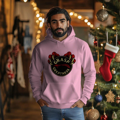 Welsh Dragon Hoodie - Grasp Greatness Unisex Streetwear - Celtic Wolfwear