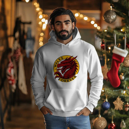 Welsh Dragon Hoodie - Red Heritage Edition 03, Unisex - Celtic Wolfwear