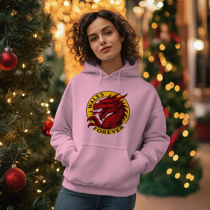 Welsh Dragon Hoodie - Red Heritage Edition 03, Unisex - Celtic Wolfwear