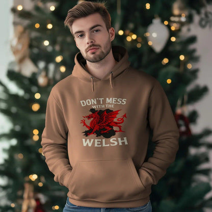 Welsh Dragon Hoodie - Red Pullovers Heritage Streetwear - Celtic Wolfwear