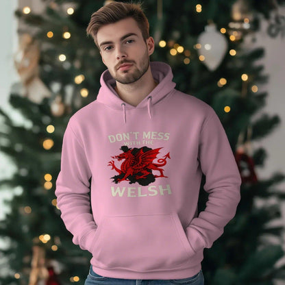 Welsh Dragon Hoodie - Red Pullovers Heritage Streetwear - Celtic Wolfwear