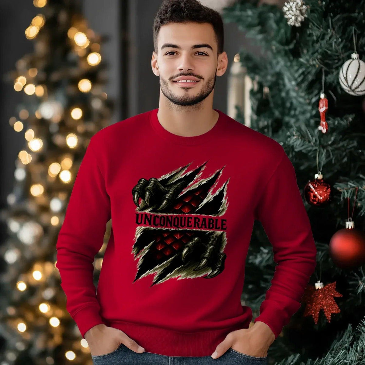 Welsh Dragon Sweatshirt - Red Heritage Edition 03 Unisex - Celtic Wolfwear