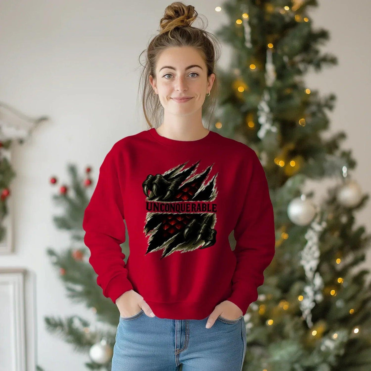 Welsh Dragon Sweatshirt - Red Heritage Edition 03 Unisex - Celtic Wolfwear