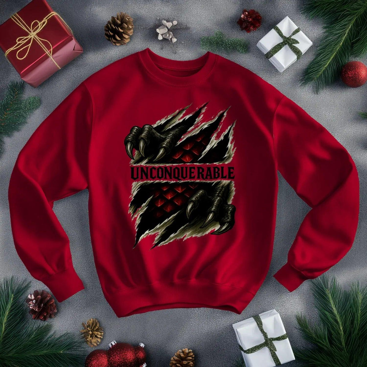 Welsh Dragon Sweatshirt - Red Heritage Edition 03 Unisex - Celtic Wolfwear