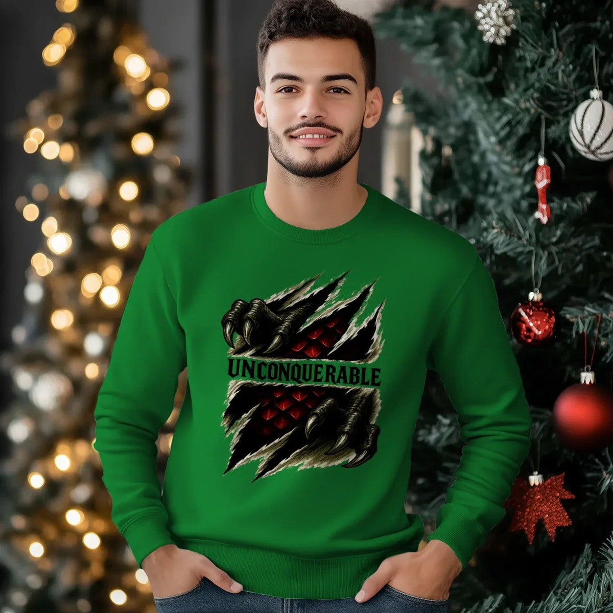 Welsh Dragon Sweatshirt - Red Heritage Edition 03 Unisex - Celtic Wolfwear