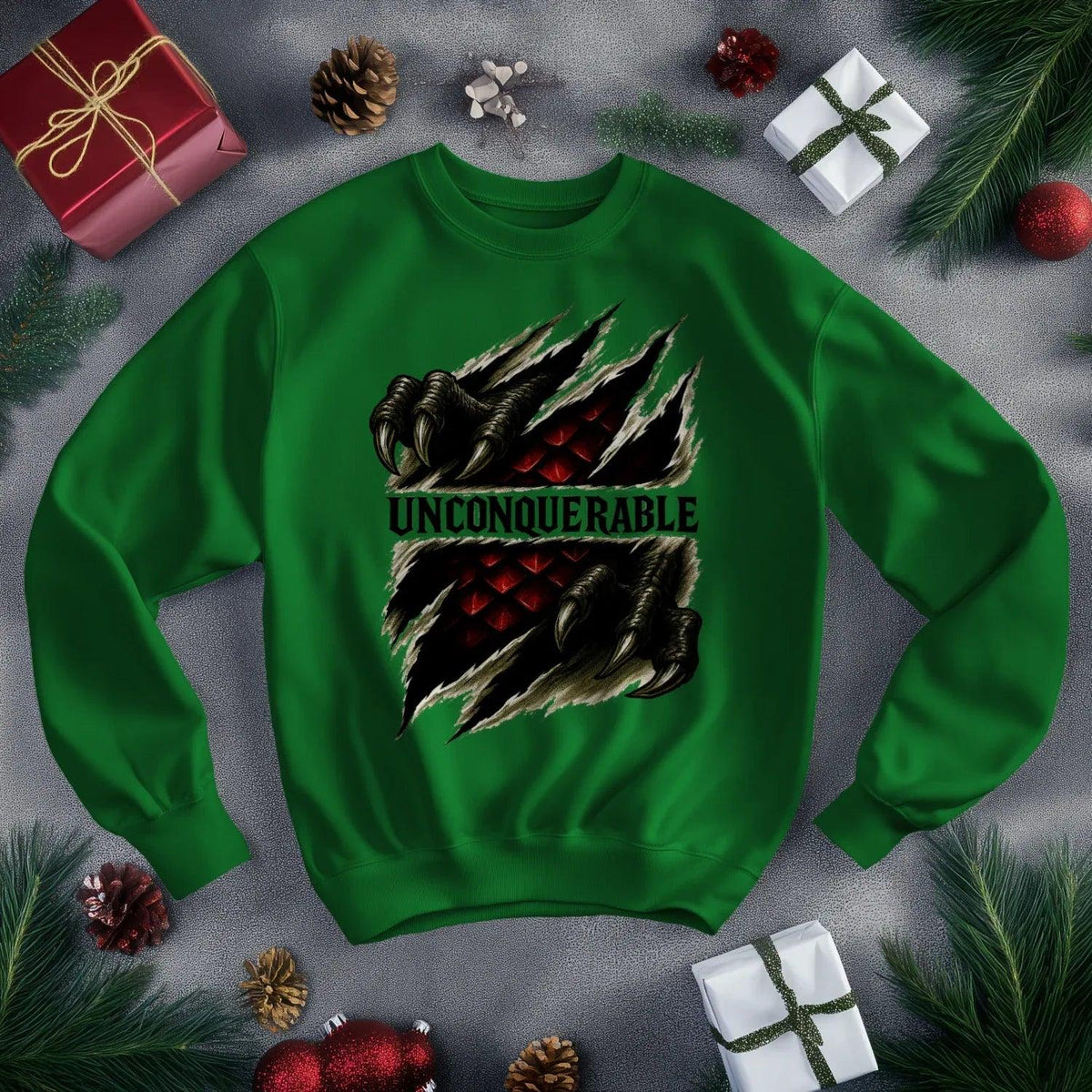 Welsh Dragon Sweatshirt - Red Heritage Edition 03 Unisex - Celtic Wolfwear