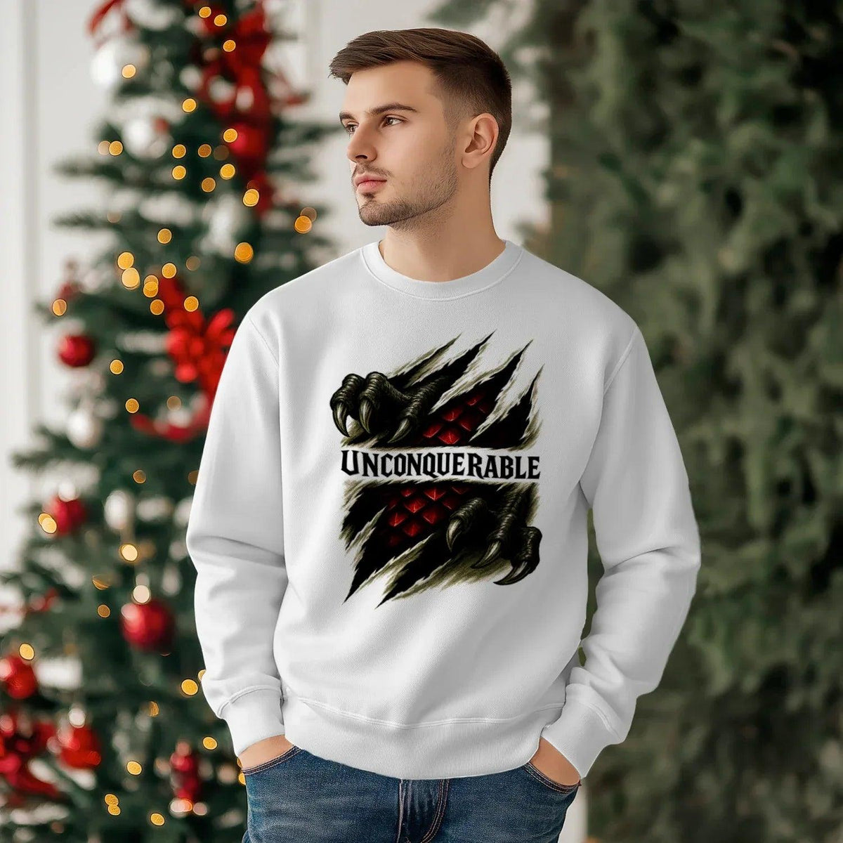 Welsh Dragon Sweatshirt - Red Heritage Edition 03 Unisex - Celtic Wolfwear