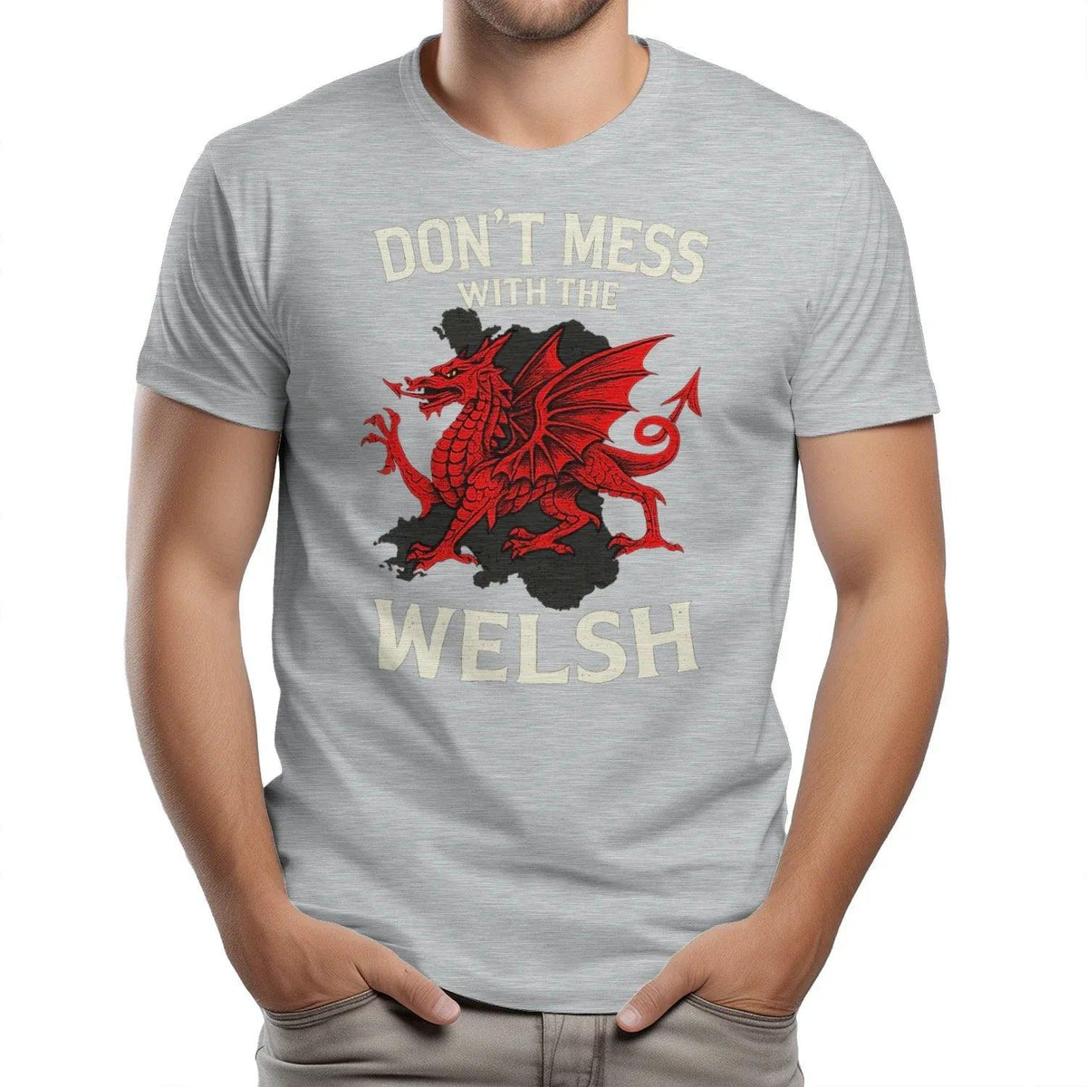 Welsh Dragon T-Shirt - Don Mess, Unisex Matchday Wear - Celtic Wolfwear