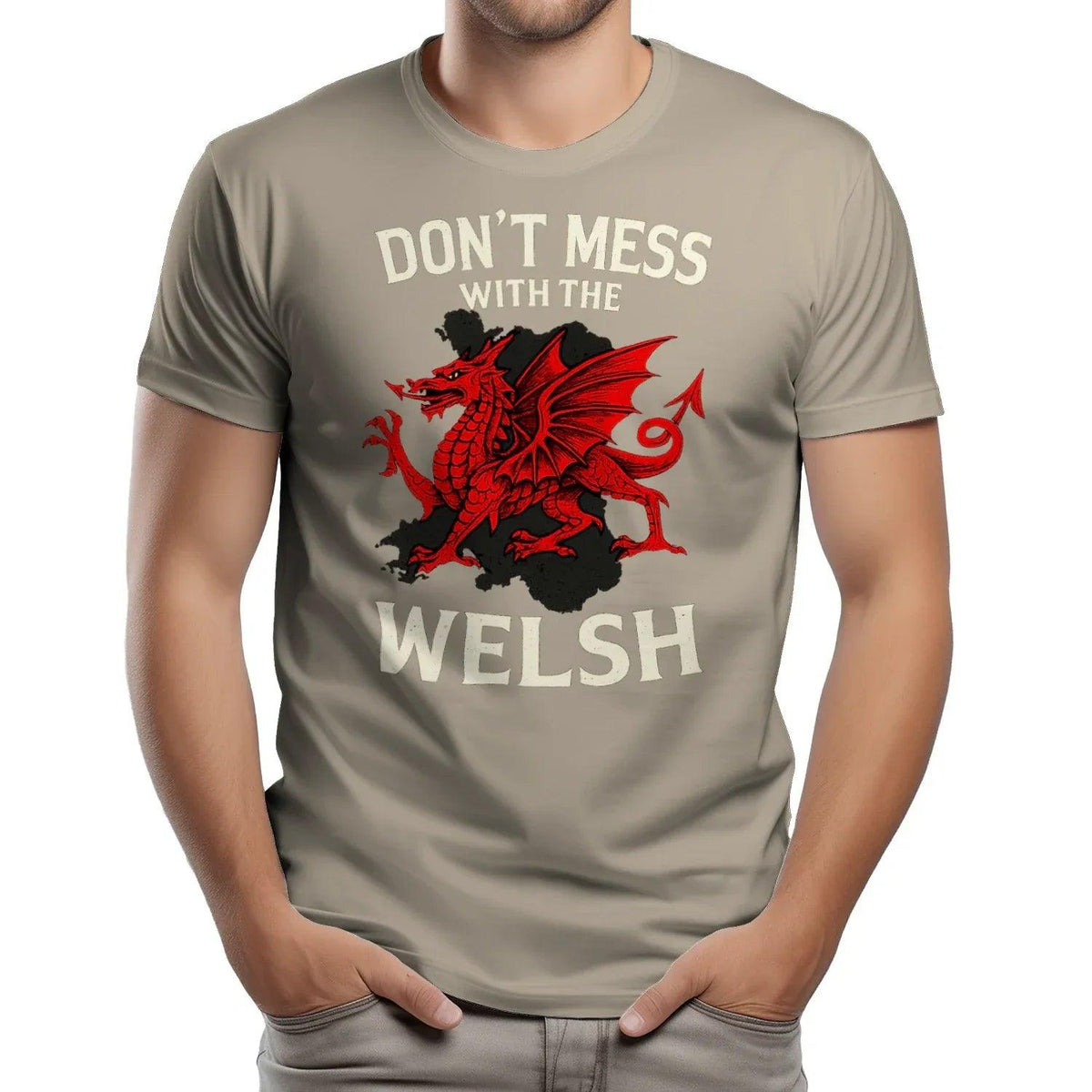 Welsh Dragon T-Shirt - Don Mess, Unisex Matchday Wear - Celtic Wolfwear