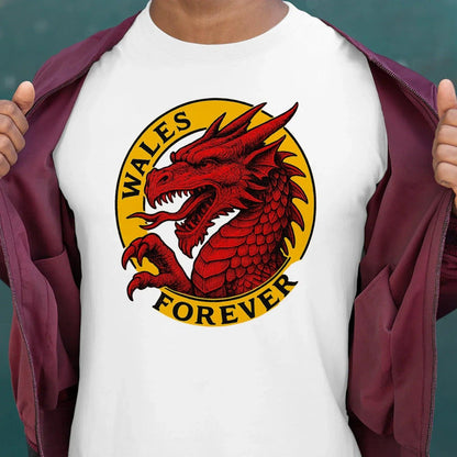 Welsh Dragon T-Shirt - Forever Premium Unisex Streetwear - Celtic Wolfwear