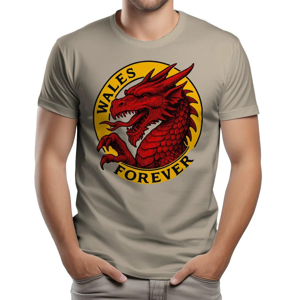 Welsh Dragon T-Shirt - Forever Premium Unisex Streetwear - Celtic Wolfwear