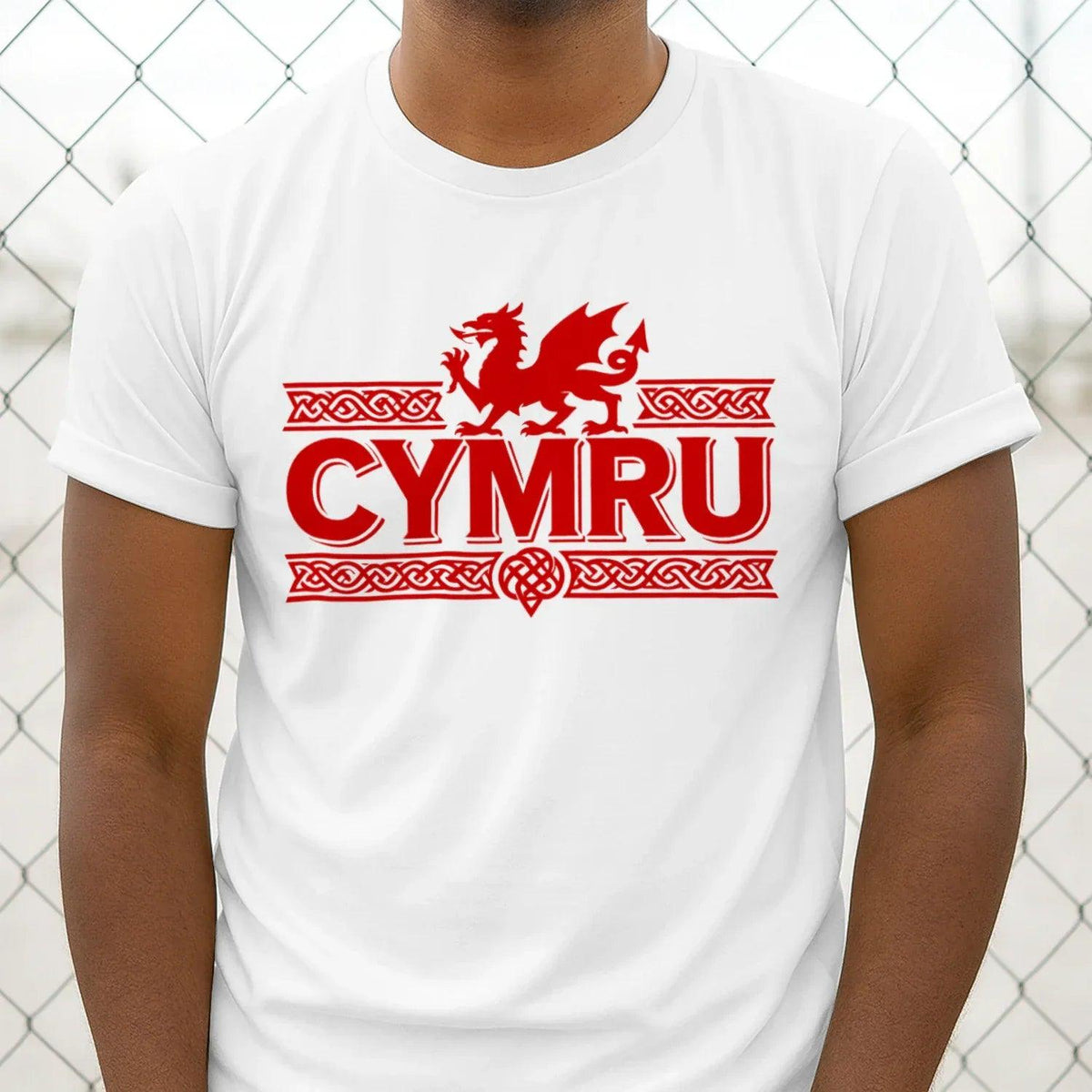 Welsh Dragon T-Shirt - Heritage Language National Pride - Celtic Wolfwear