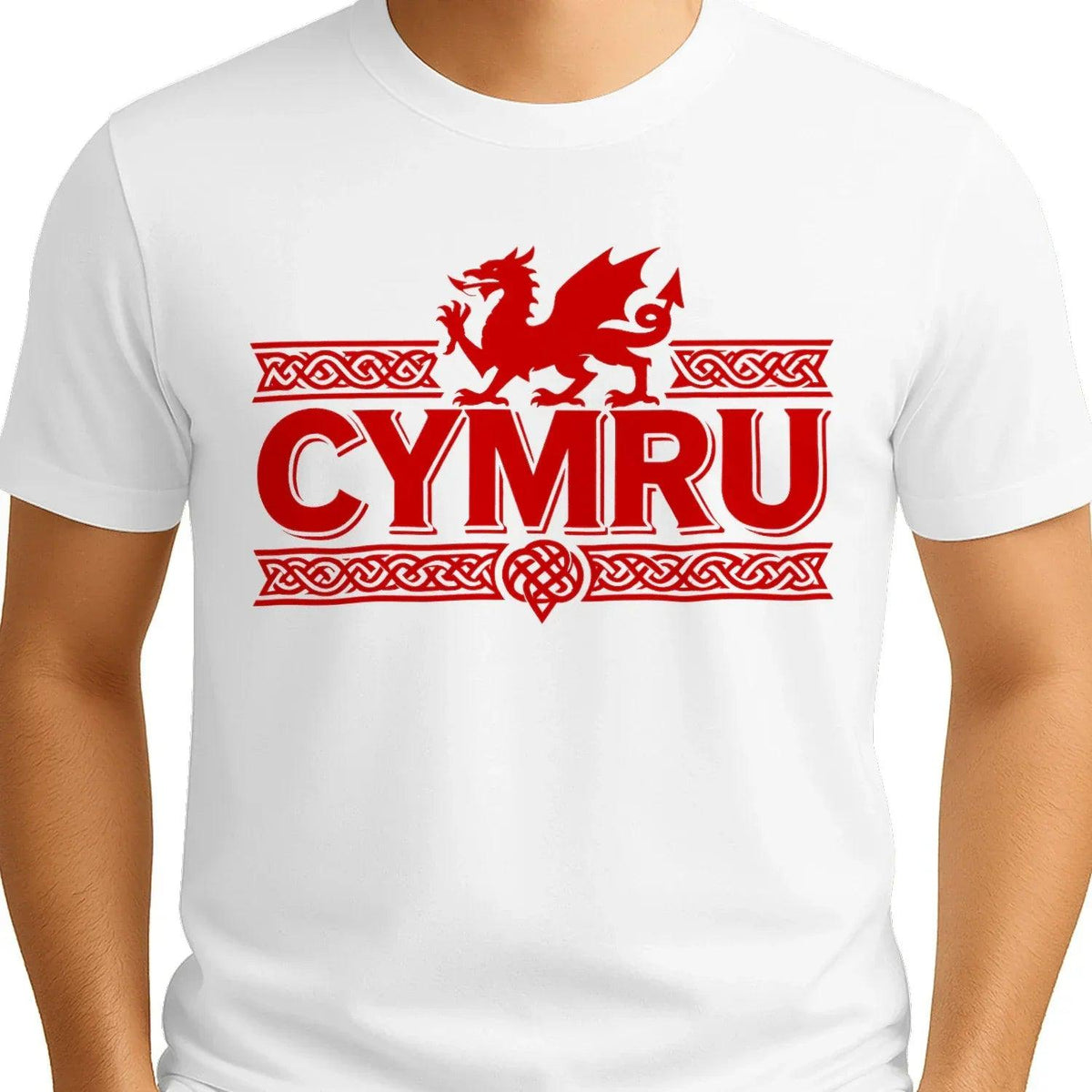 Welsh Dragon T-Shirt - Heritage Language National Pride - Celtic Wolfwear