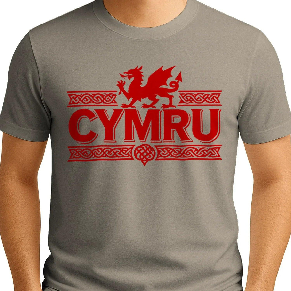 Welsh Dragon T-Shirt - Heritage Language National Pride - Celtic Wolfwear