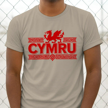 Welsh Dragon T-Shirt - Heritage Language National Pride - Celtic Wolfwear