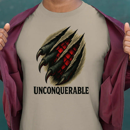 Welsh Dragon T-Shirt - Unconquerable Claw Rip, Unisex - Celtic Wolfwear