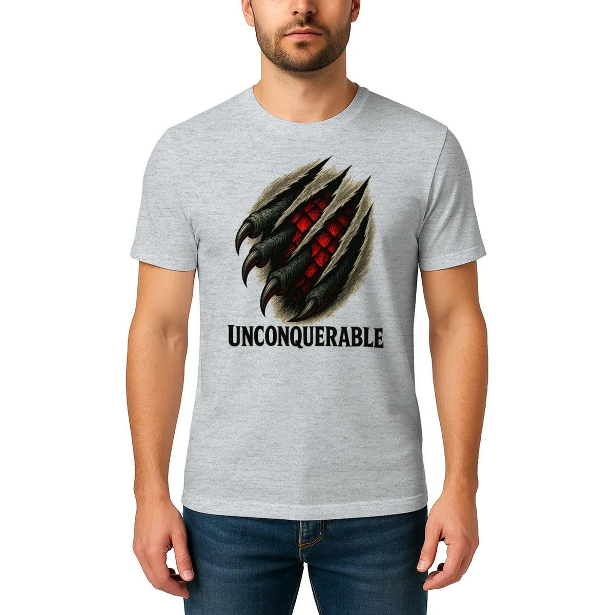 Welsh Dragon T-Shirt - Unconquerable Claw Rip, Unisex - Celtic Wolfwear