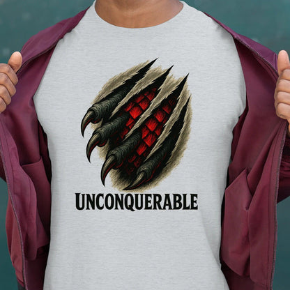 Welsh Dragon T-Shirt - Unconquerable Claw Rip, Unisex - Celtic Wolfwear