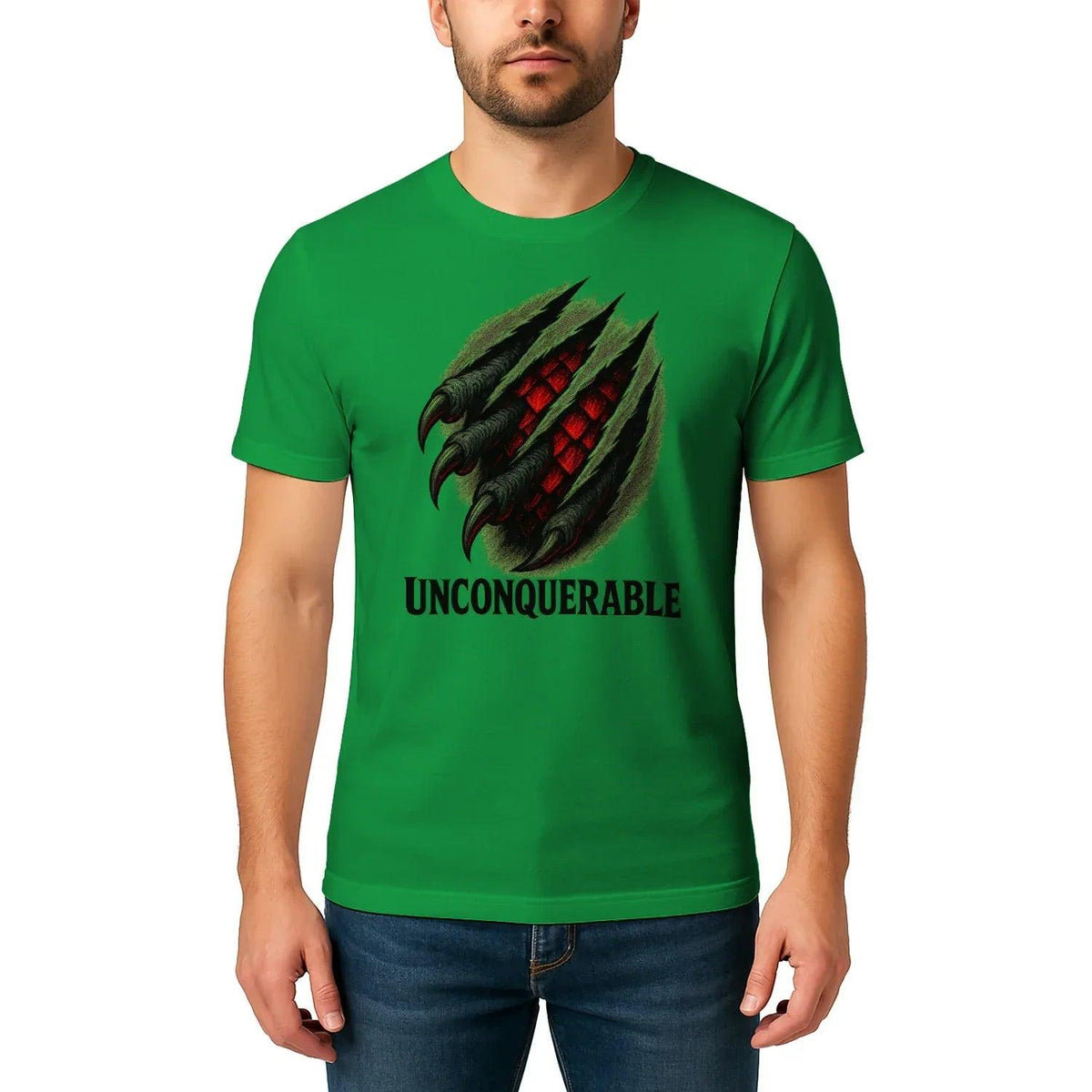 Welsh Dragon T-Shirt - Unconquerable Claw Rip, Unisex - Celtic Wolfwear