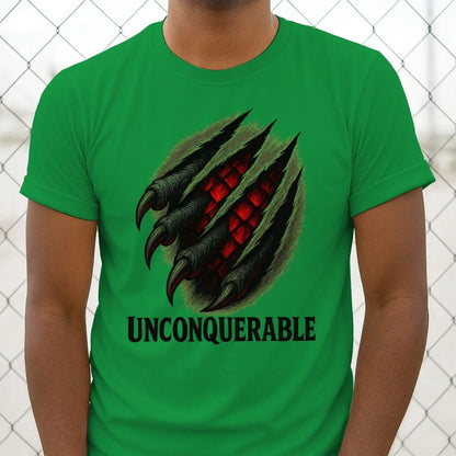 Welsh Dragon T-Shirt - Unconquerable Claw Rip, Unisex - Celtic Wolfwear