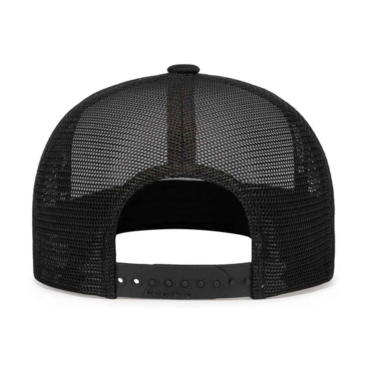 Welsh Dragon Trucker Cap - Black and White, Adjustable - Celtic Wolfwear