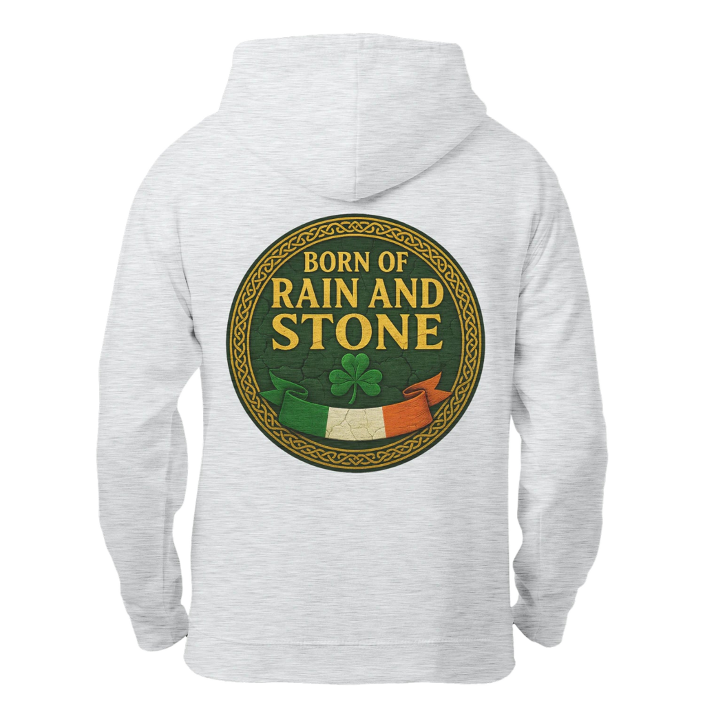 Born of Rain and Stone Unisex Zip Hoodie