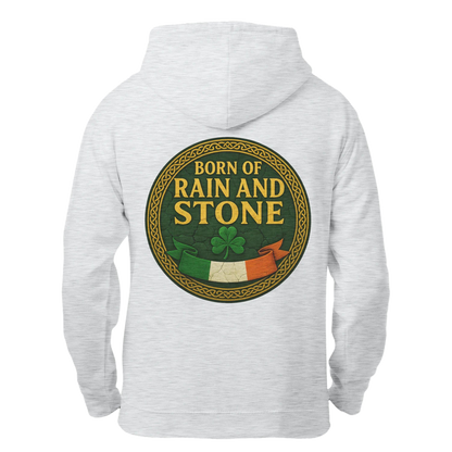 Born of Rain and Stone Unisex Zip Hoodie