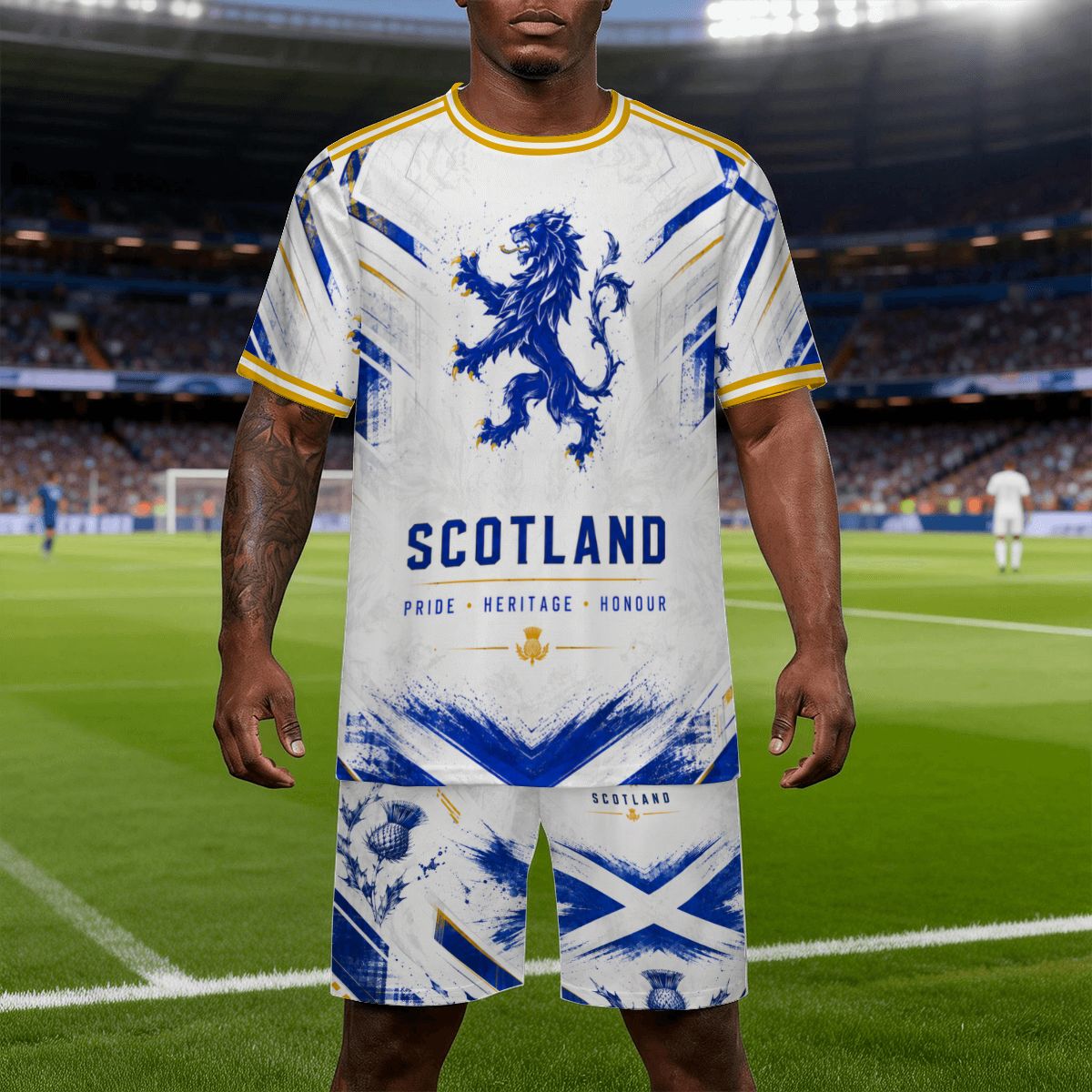 Scotland Pride Football Jersey Set with Shorts - Celebrate Your Team Spirit