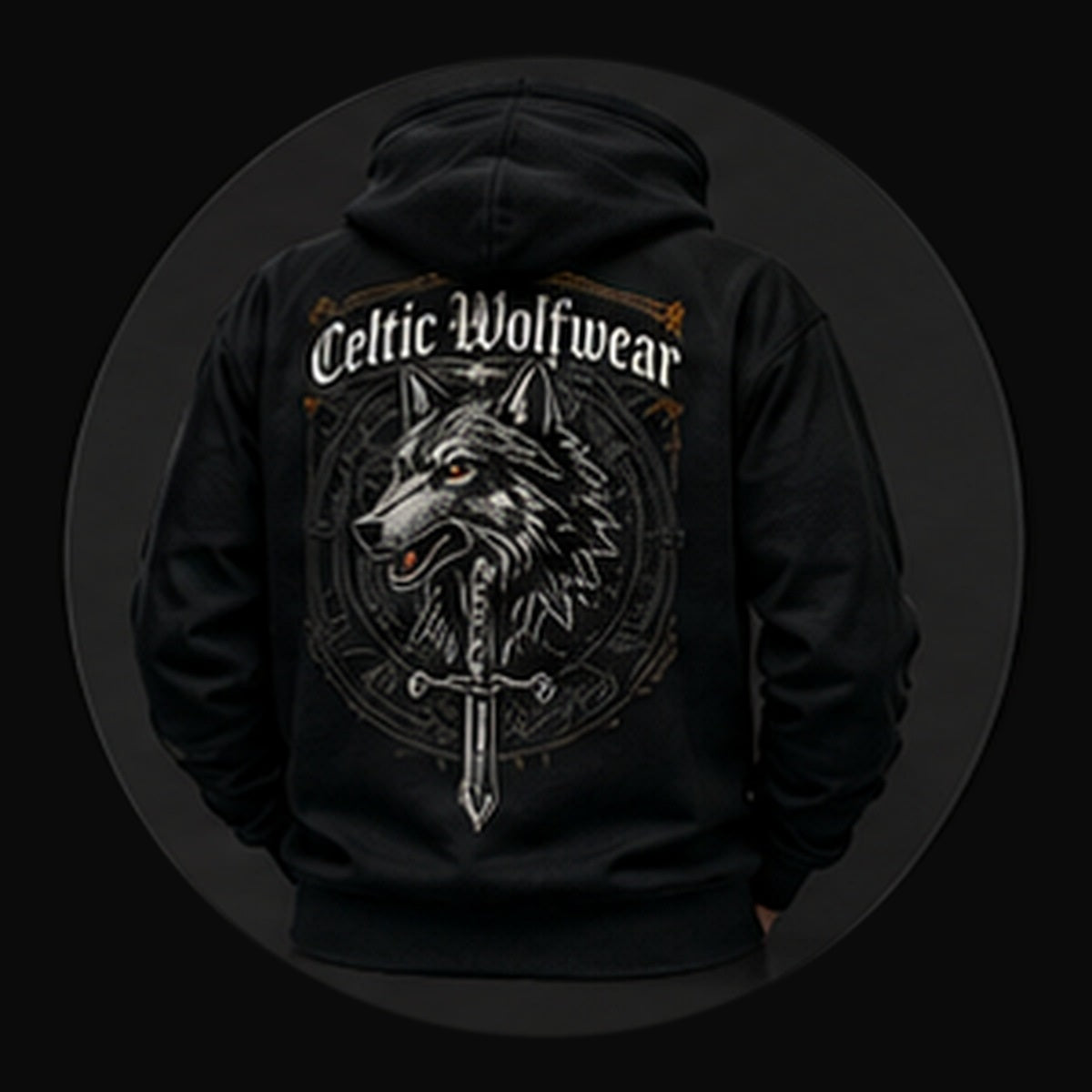 Celtic Wolfwear pullover hoodie collection