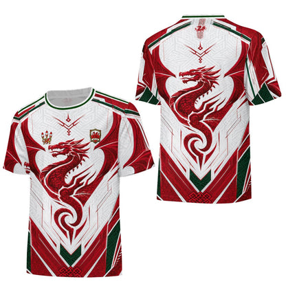 Wales Red Dragon Soccer Kit - Jersey and Shorts Set