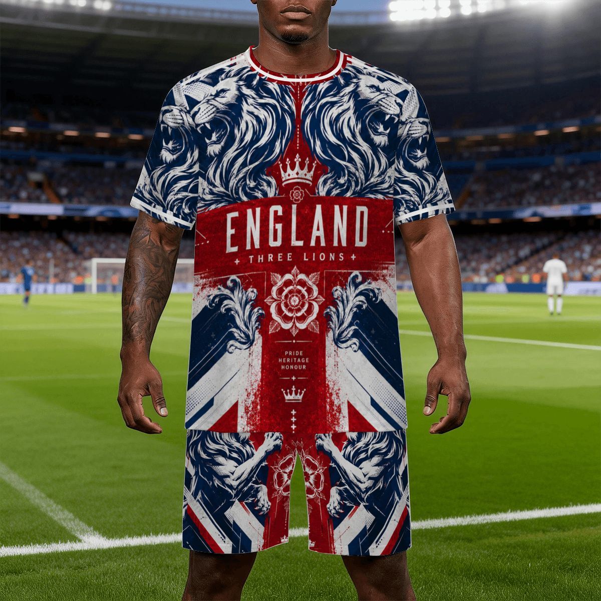 England Football Jersey Set with Shorts for Ultimate Fan Experience