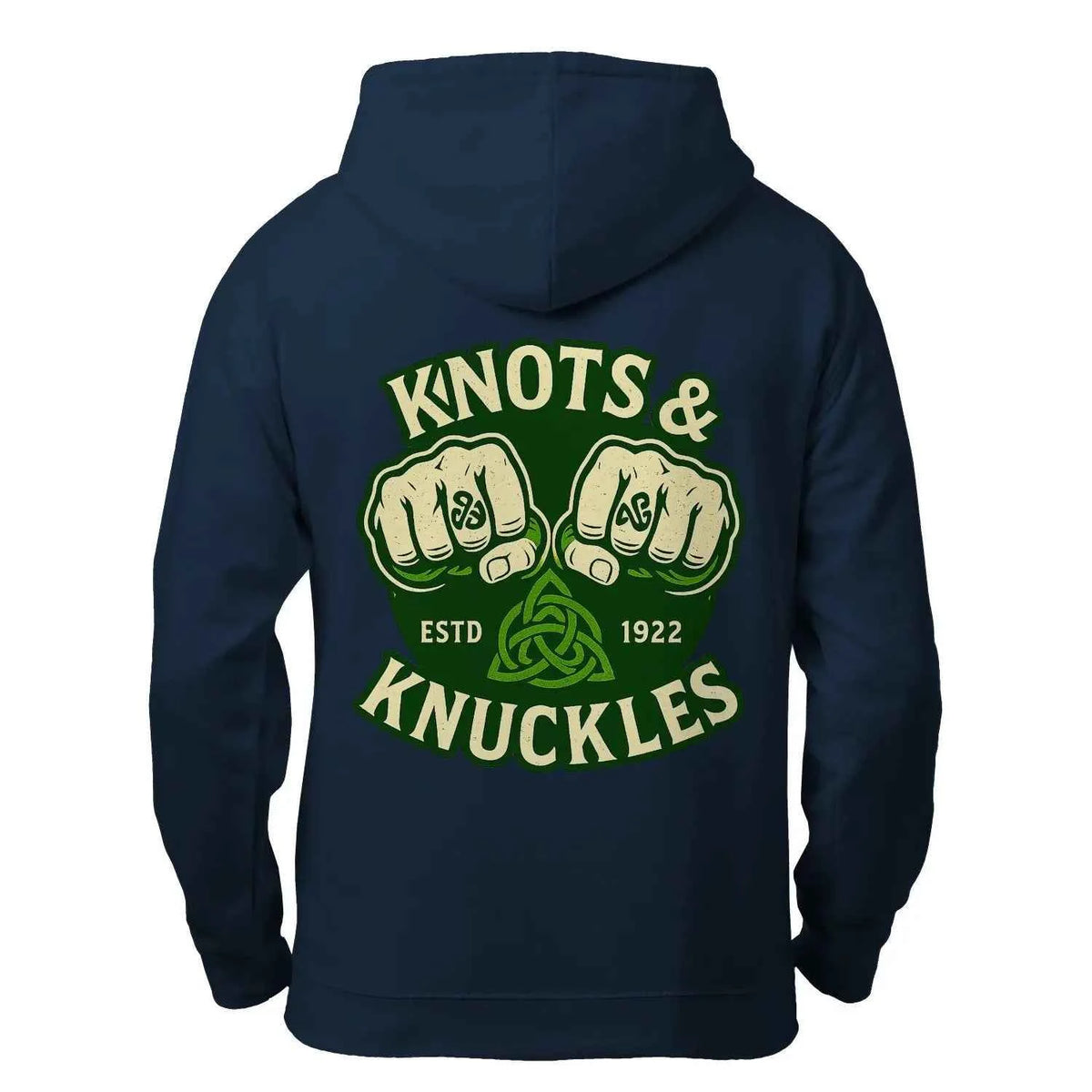 Celtic Zip Hoodie - Knots and Knuckles Heritage Edition 01 - Celtic Wolfwear