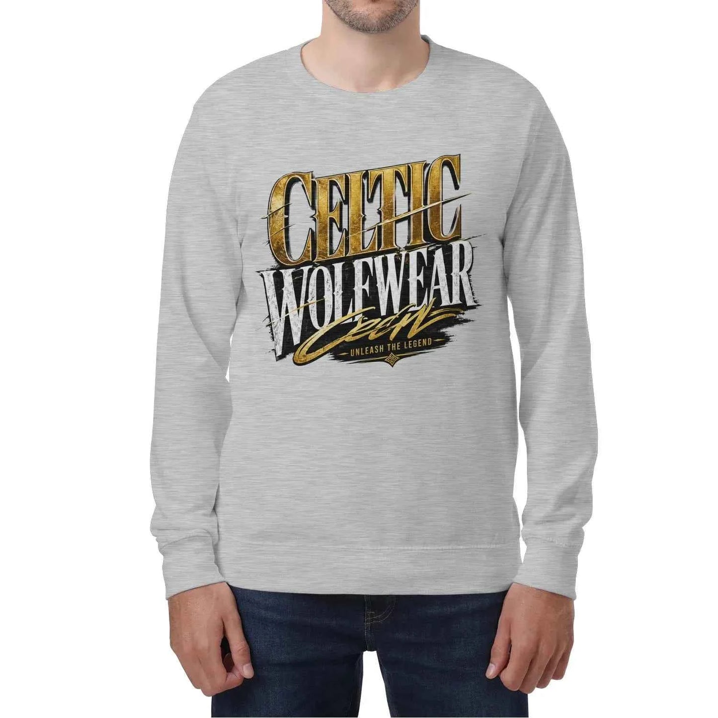 Celtic Wolf Wear Unleash The Legend Sweatshirt