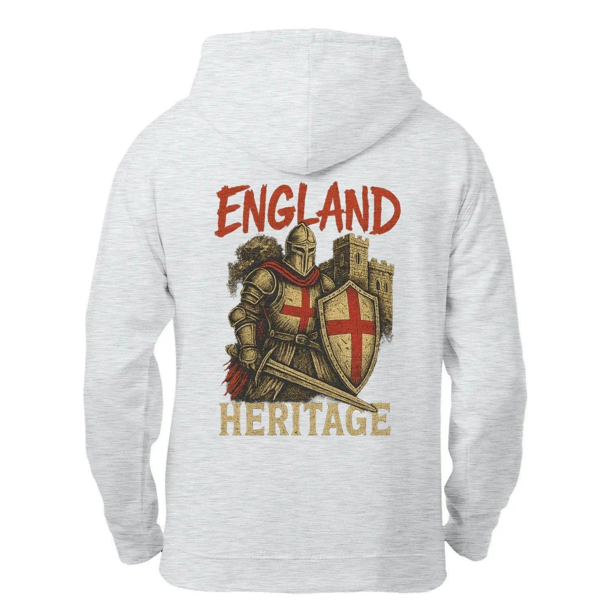 St George Zip Hoodie - Knight Red Cross Knight, Unisex - Celtic Wolfwear
