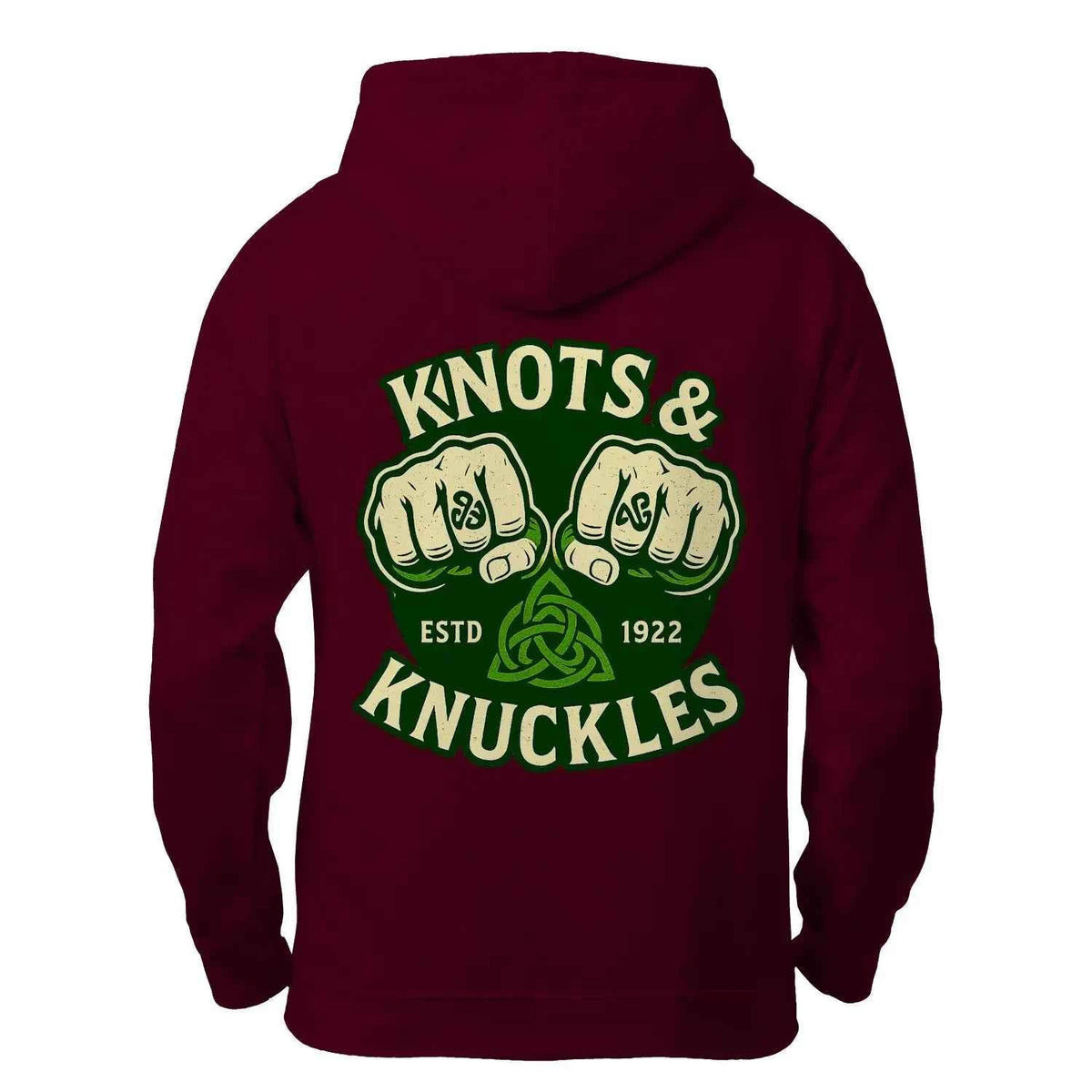 Celtic Zip Hoodie - Knots and Knuckles Heritage Edition 01 - Celtic Wolfwear
