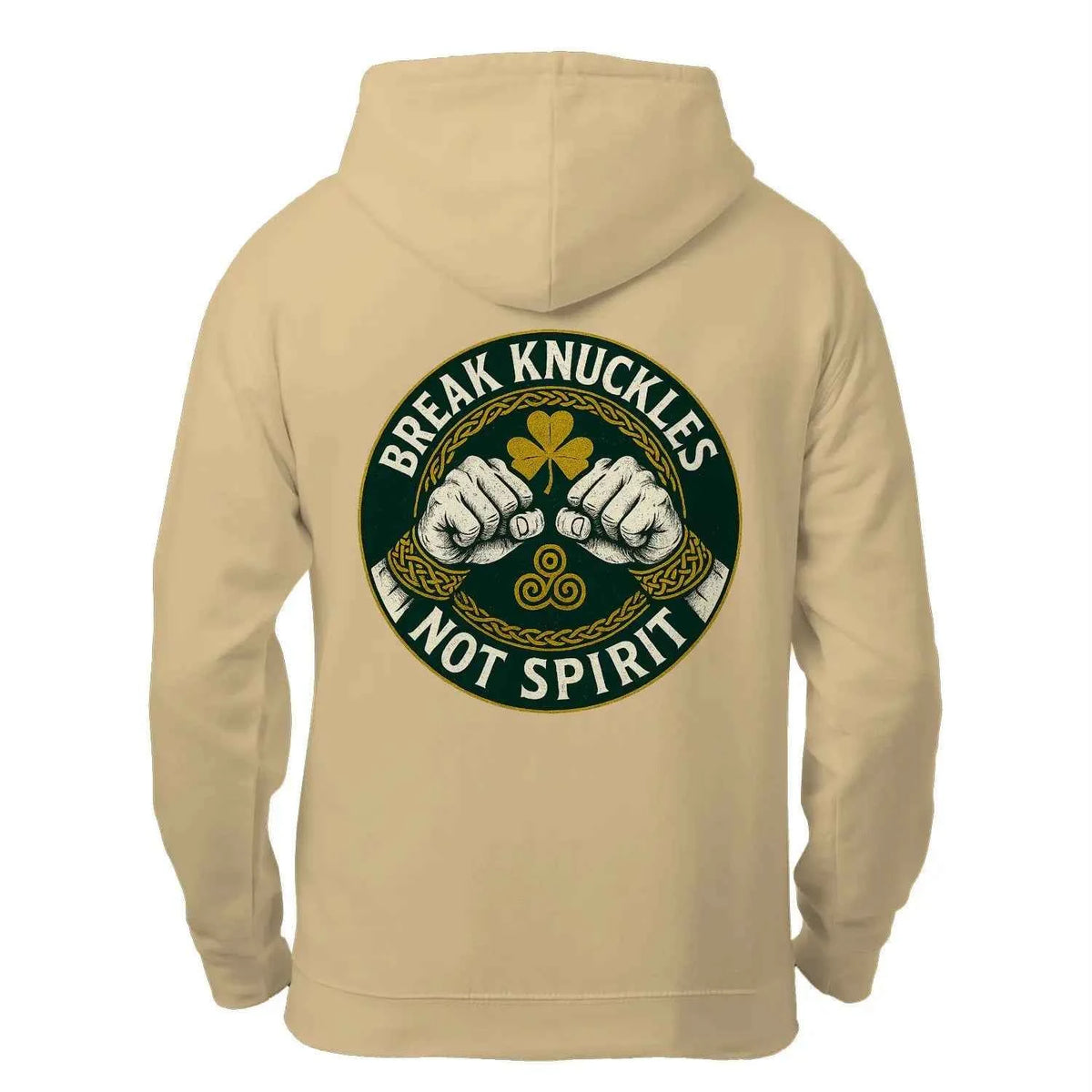 Celtic Wolf Break Knuckles Lightweight Zip Hoodie — product detail view