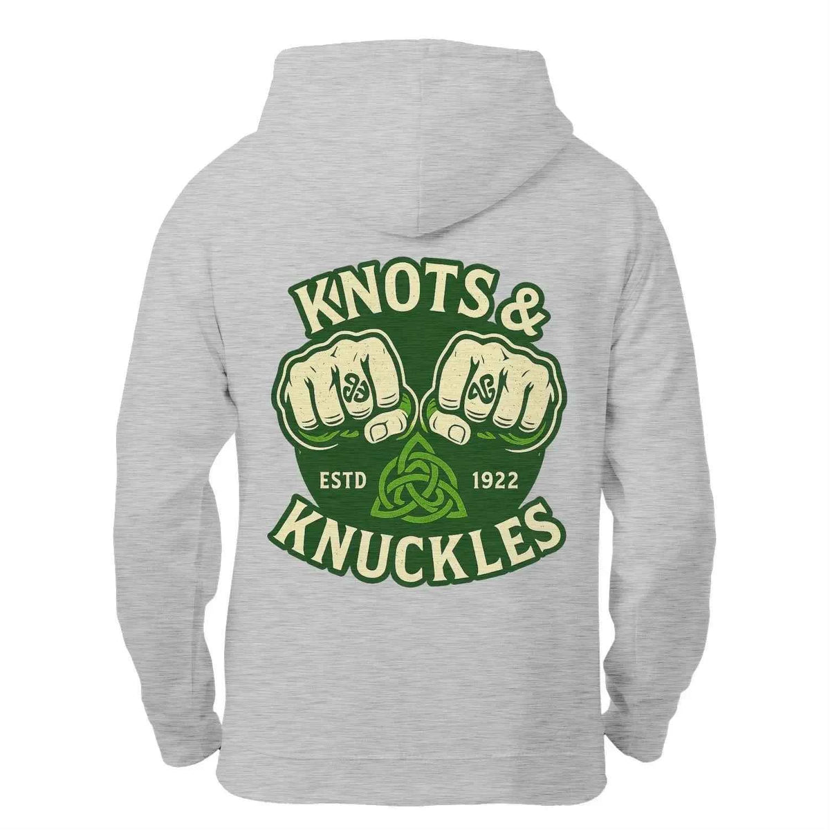 Celtic Zip Hoodie - Knots and Knuckles Heritage Edition 01 - Celtic Wolfwear