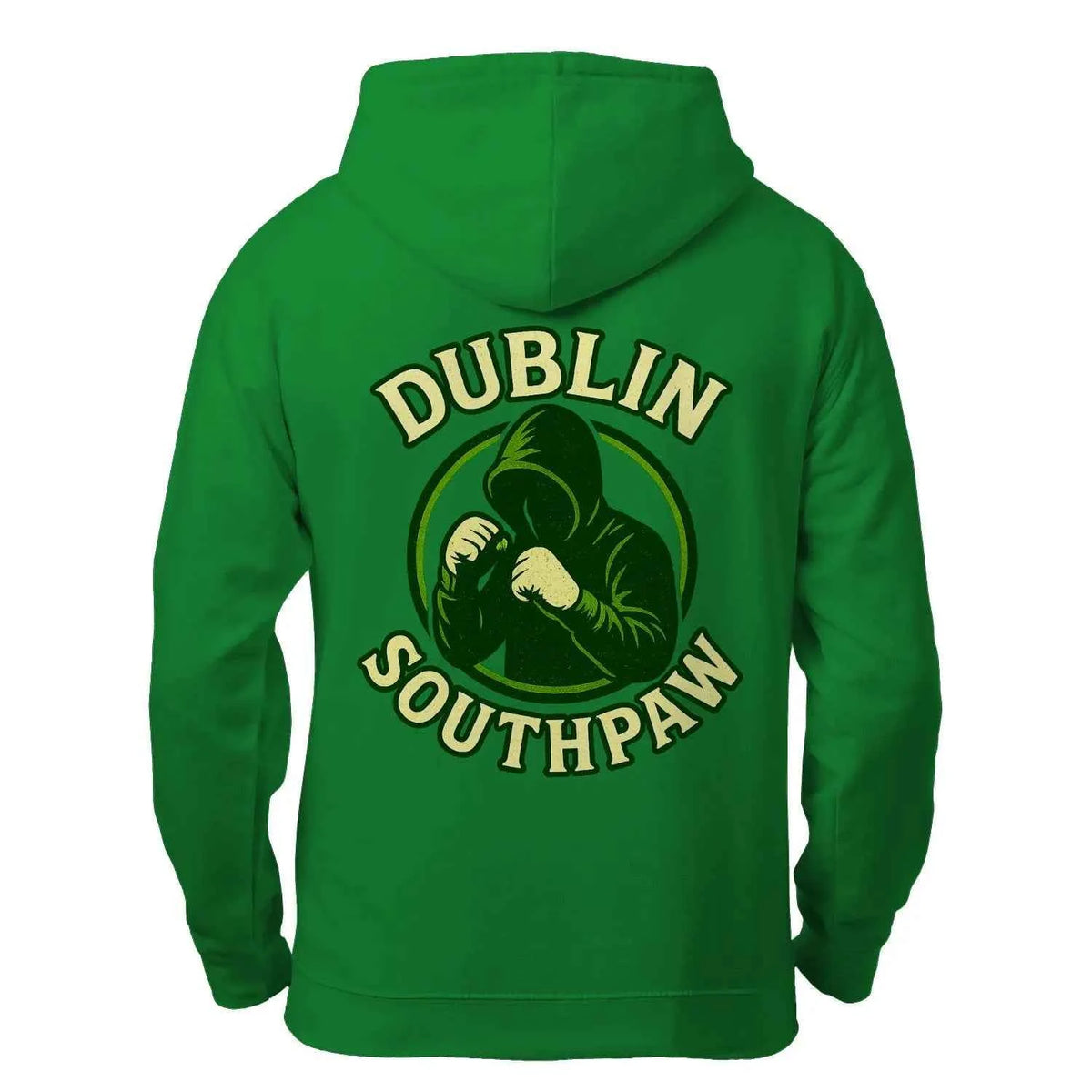 Irish Zip Hoodie - Dublin Southpaw, Heritage Streetwear - Celtic Wolfwear