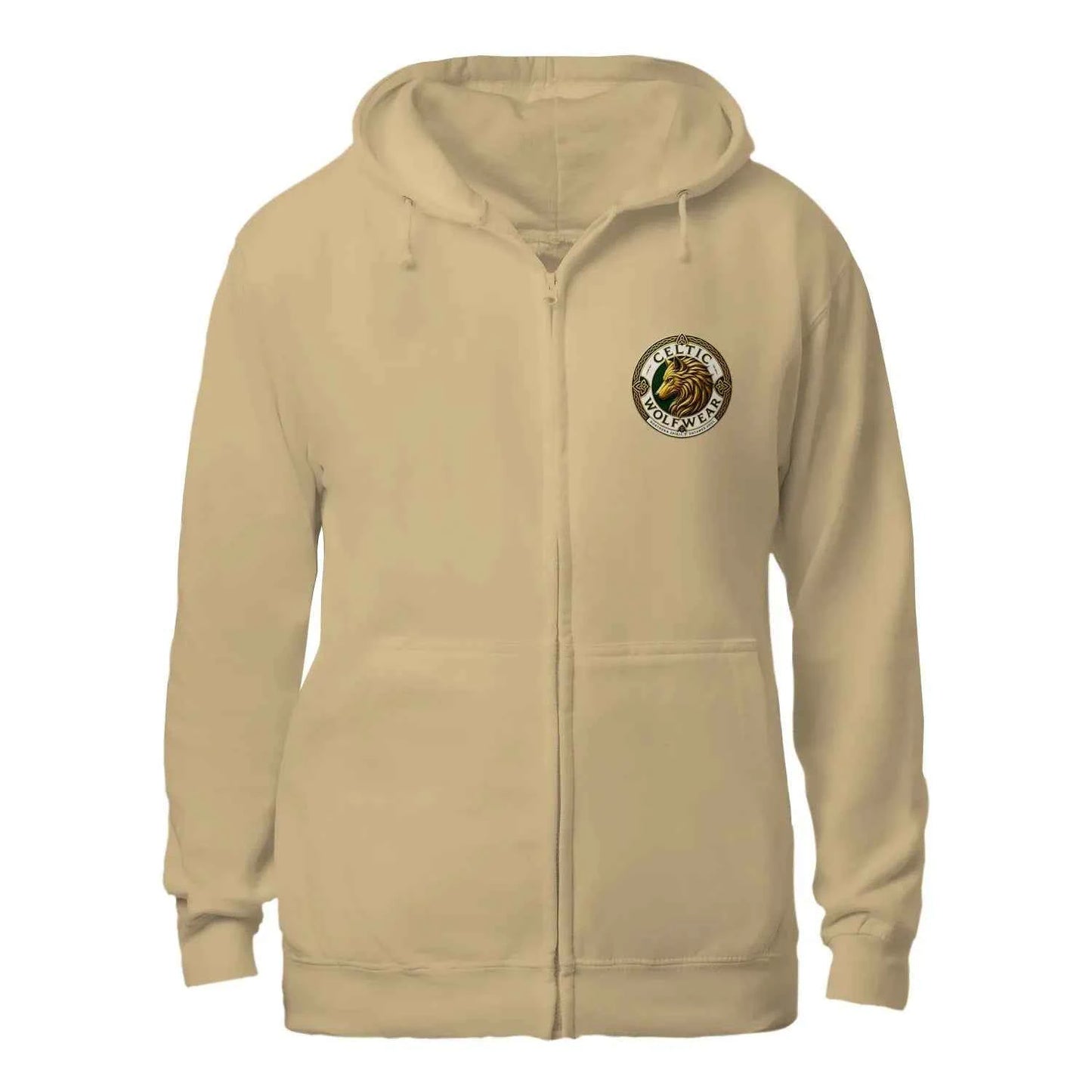 Celtic Wolf Wear Unleash The Legend Zip up Hoodie